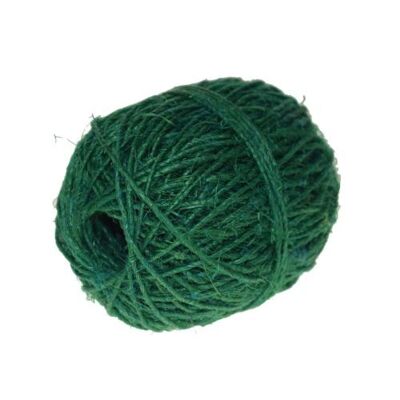 Single ball of garden or craft natural hemp twine light green length 50m (PROK097)