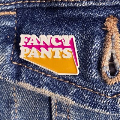 Broche en émail de pantalon fantaisie