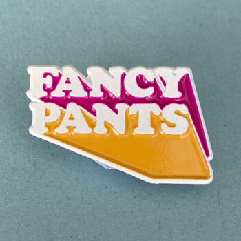 Broche en émail de pantalon fantaisie 2