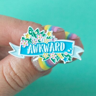 Awkward Enamel Pin