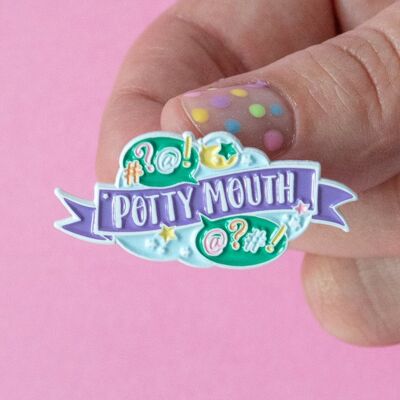 Potty Mouth Enamel Pin