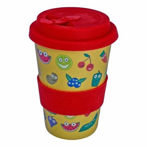 Reusable travel cup, biodegradable, fruit and vegetables (RH049)