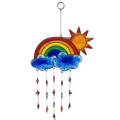 Suncatcher sun and rainbow (S0014)