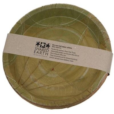 Saa leaf plates (set 6), 20cm (SASH1916)