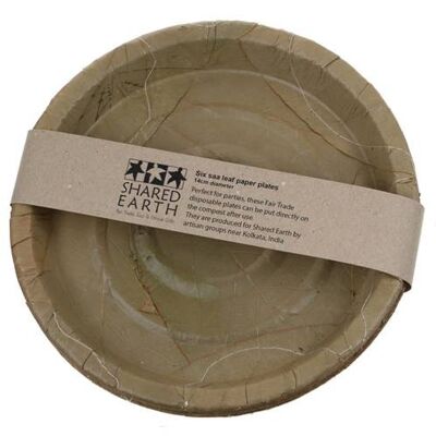 Saa leaf plates (set 6), 14cm (SASH1917)
