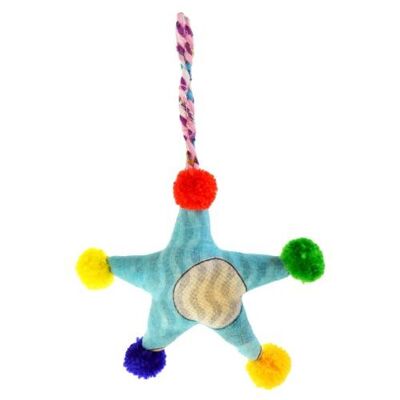 Hanging decoration, multicoloured star (SASH2155)