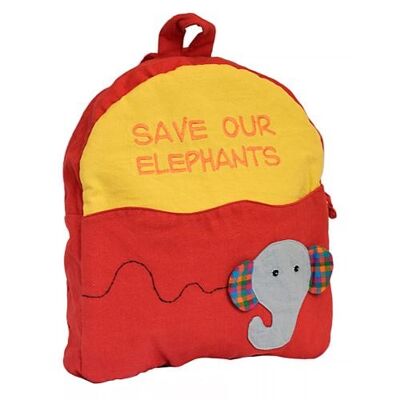 Child's backback, save our elephants (SEL117)