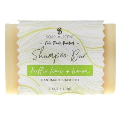 Solid shampoo, 100g, kaffir lime & lemon (SNS121)