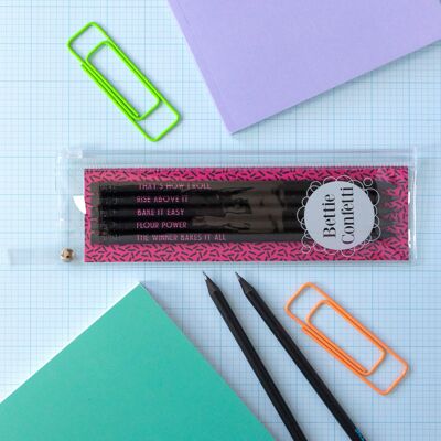 Baking Pencil Set | The Winner Bakes It All - With pencil pouch