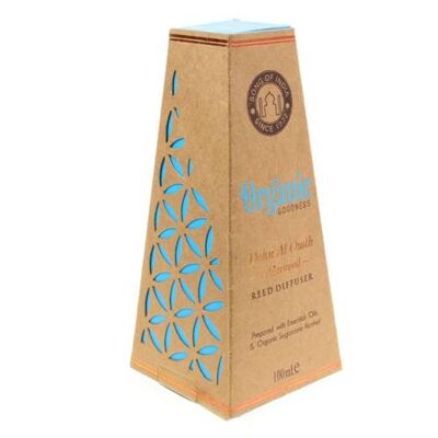 Reed stick diffuser Organic Goodness, Dehn Al Oudh Agarwood, 100ml (SONG211)