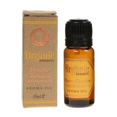 Aroma oil Organic Goodness, Mysore Chandan Sandalwood, 10ml (SONG214)