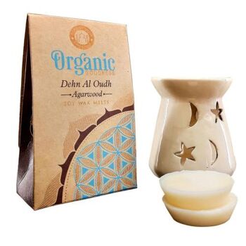 La cire fond, Organic Goodness, Dehn Al Oudh Agarwood (SONG260) 1