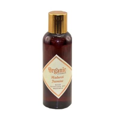 Diffuser oil refill, Organic Goodness, Madurai Jasmine, 100ml (SONG265)