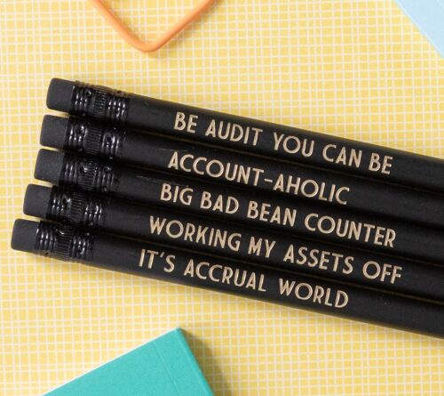 Accounting Pencils | Be Audit You Can Be