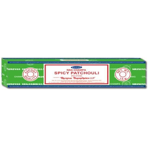 Incense Satya Nag Champa, Spicy Patchouli (SONG334)