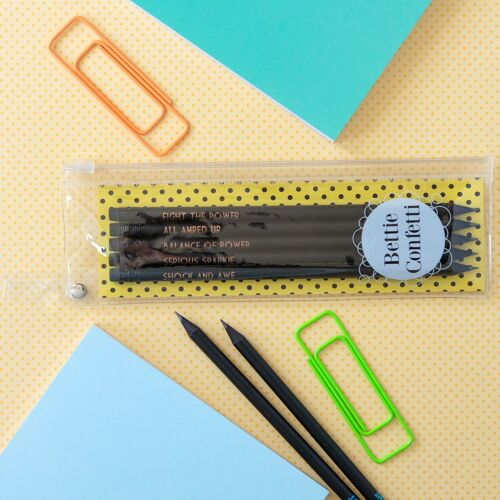 Electrician Pencils | Serious Sparkie - With pencil pouch