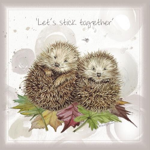 Greetings card, let’s stick together (SWE014)