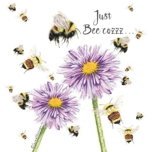 Greetings card, just bee (SWE017)