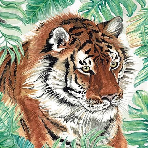 Greetings card, Bengal tiger (SWE031)