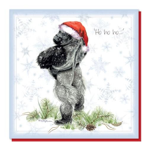 Christmas card, gorilla (SWECX005)