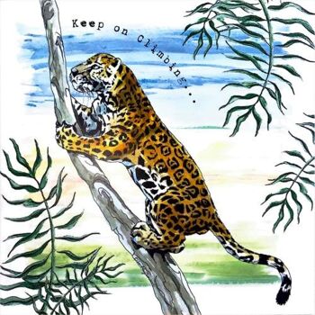 Carte de voeux, jaguar (SWESAR003) 1