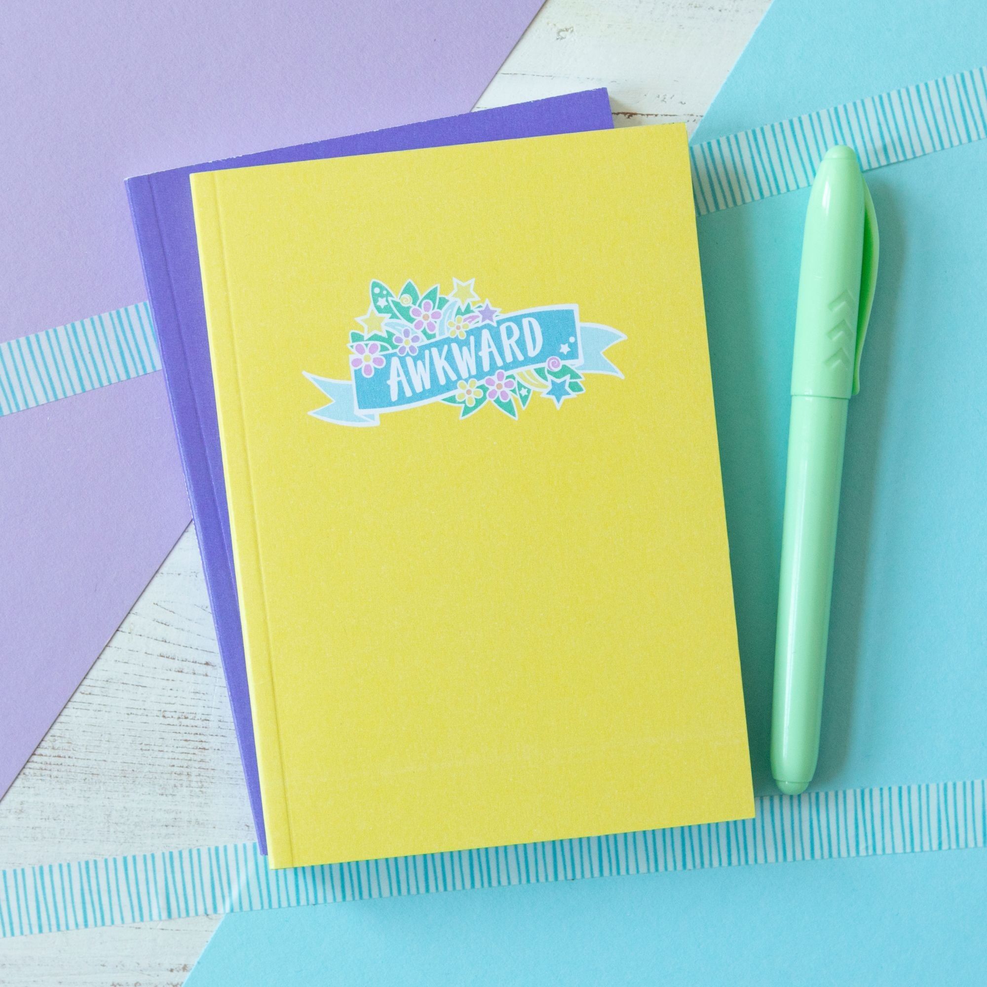 Awkward Notebook - A6 (14.8 x 10.5cms)