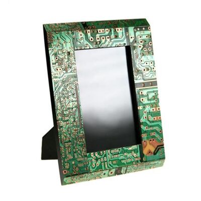 Photo frame, recycled circuit board, 21.5x16.5cm (TAR16784)