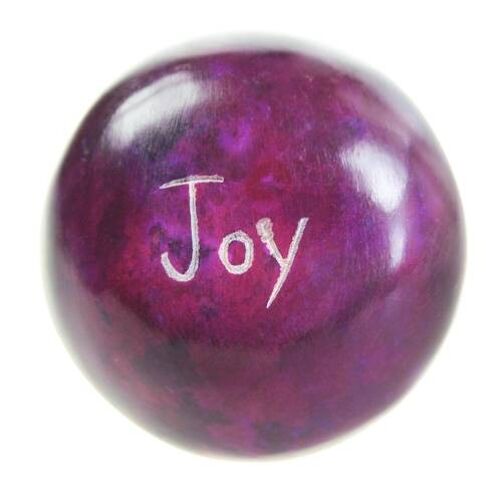 Palewa sentiment pebble, purple - Joy (TAR1861)