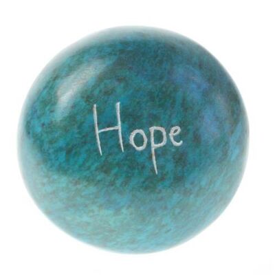 Palewa sentiment pebble, turquoise - Hope (TAR1864)