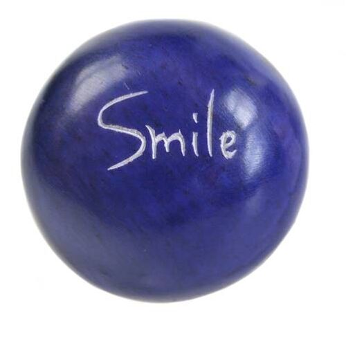 Palewa sentiment pebble, blue - Smile (TAR1866)