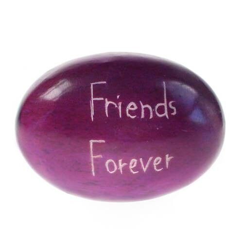 Palewa sentiment pebble, purple - Forever (TAR1873)