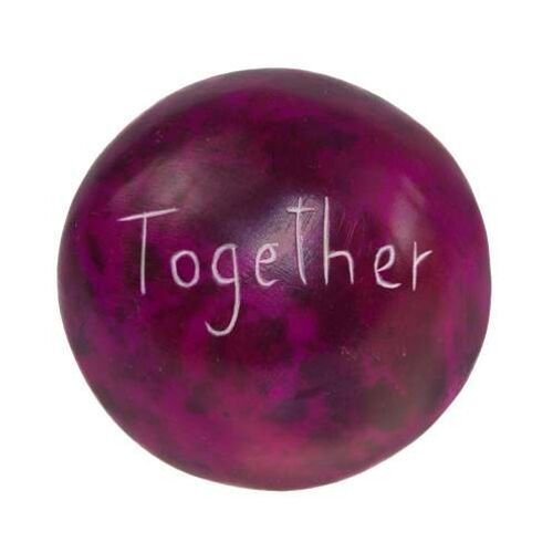 Sentiment pebble round, Together, pink (TAR1945)
