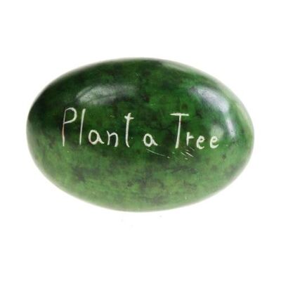 Sentiment pebble oval, Plant a Tree, oval (TAR2110)