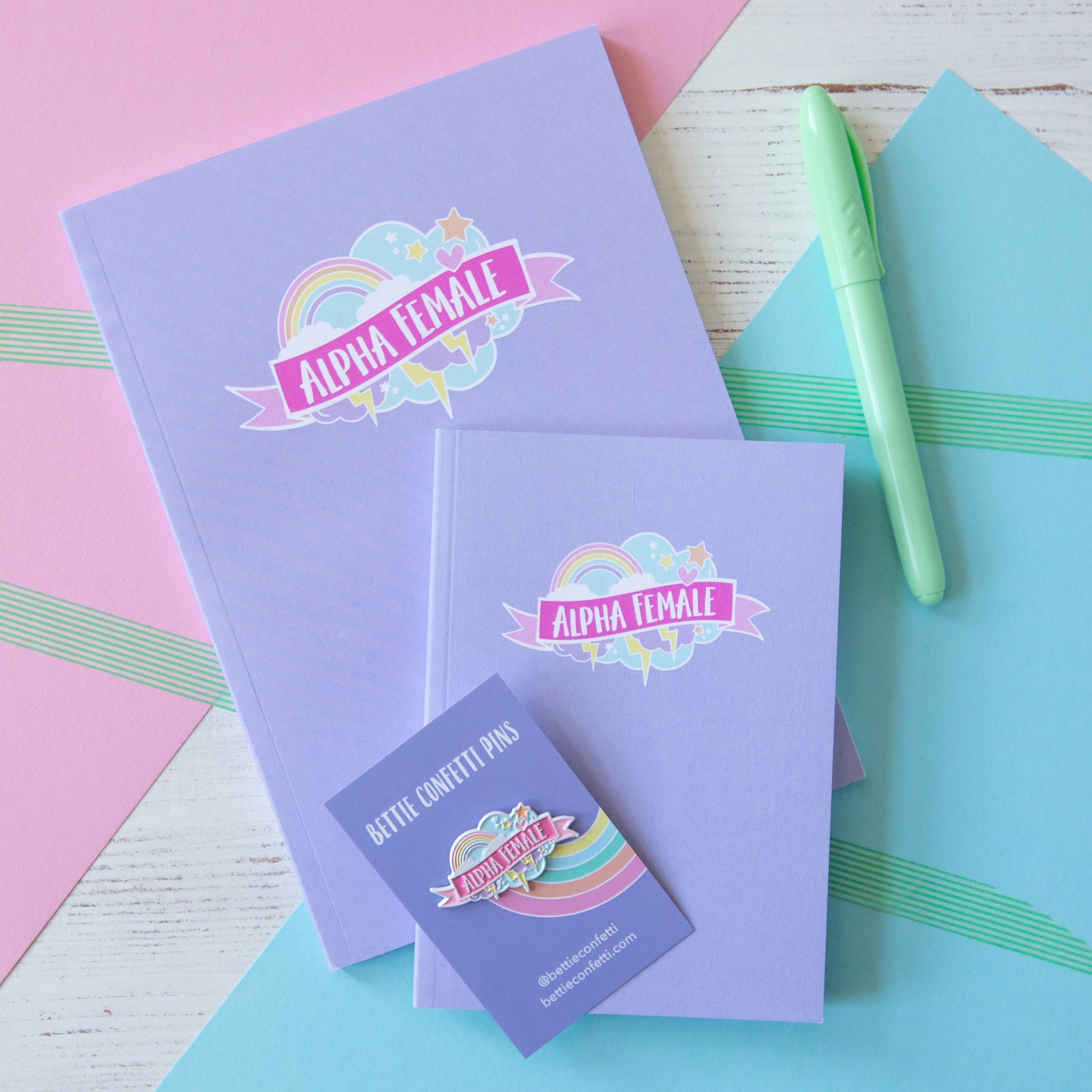 Quaderno Alpha femminile - A5 (21 x 14,8 cm