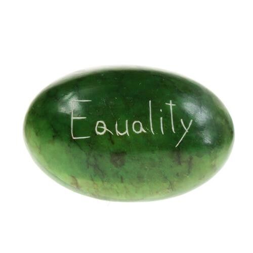 Sentiment pebble oval, Equality, green (TAR2122)