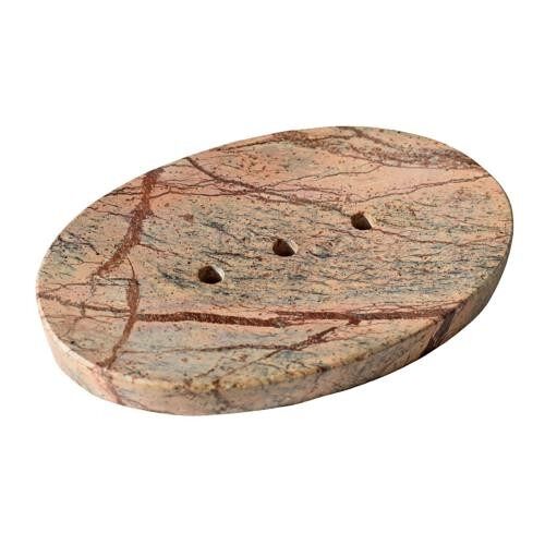 Soap holder, gorara stone, oval (TAR2130)