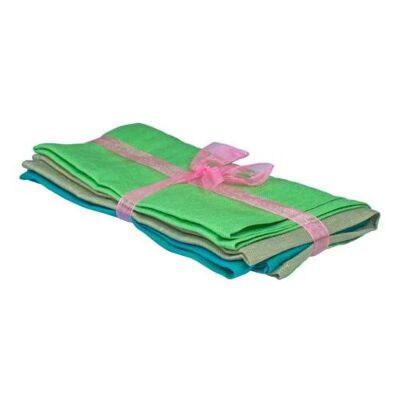 Set of 3 handkerchiefs, plain colours (TAR2160)