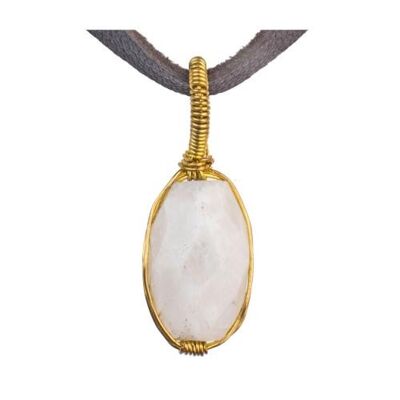 Choker moonstone pendant (TARJ2178)