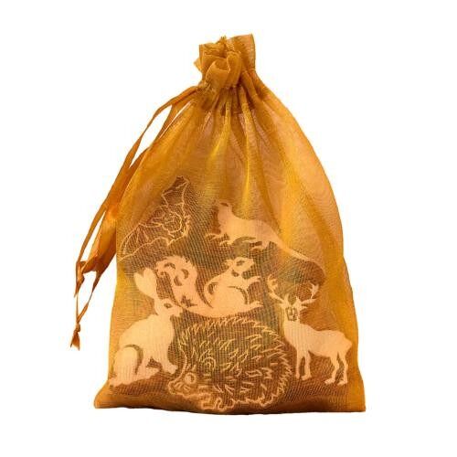 Set of 6 printing blocks in bag, UK endangered animals (TARWS04)