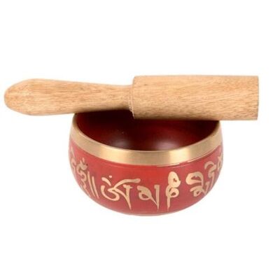 Singing bowl red 250g (TIB1403)