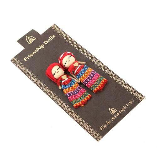 Friendship dolls holding hands on card (TTDL117)