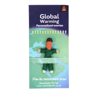 Worry doll mini, global warming worries (WD004J)