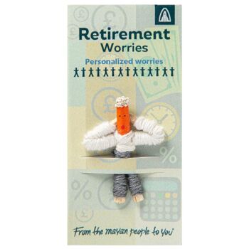 Worry doll mini, soucis de retraite (WD004W) 2