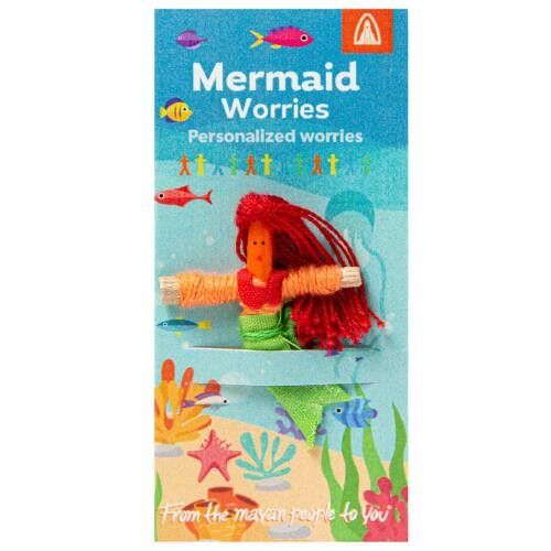 Worry doll mini, mermaid worries (WD004X)