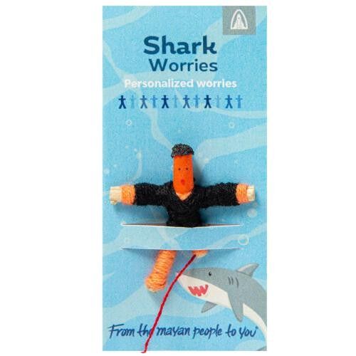 Worry doll mini, shark worries (WD004Y)