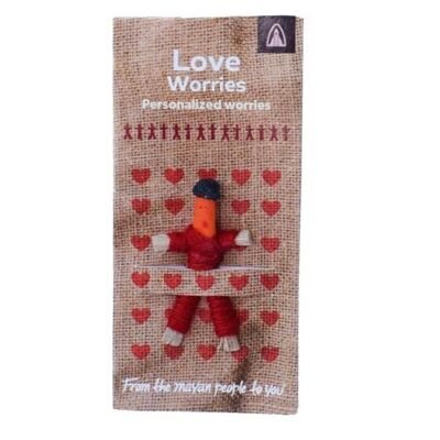 Worry doll mini, love worries (WD004ZD)
