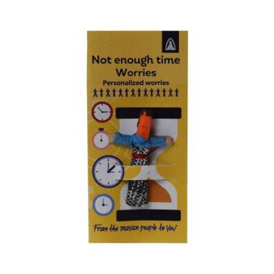 Worry doll mini, not enough time (WD004ZJ)
