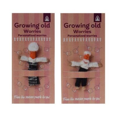 Worry doll mini, growing old (WD004ZL)