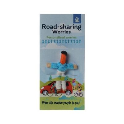 Worry doll mini, road sharing (WD004ZY)