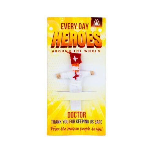 Worry doll mini, frontline worker - doctor (WDH01)